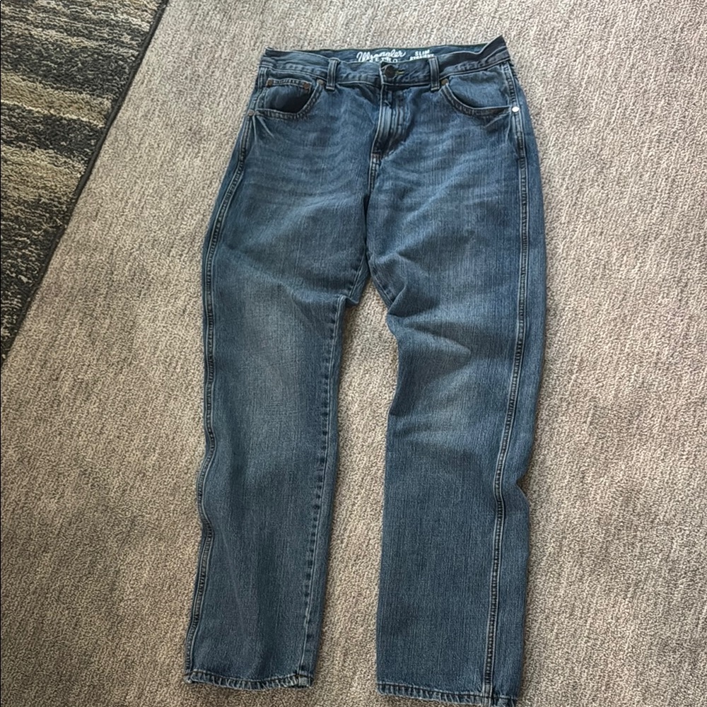 Wrangler Blue Relaxed Jeans Classic Style